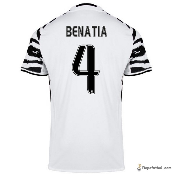 Camiseta Juventus Replica Tercera Ropa Benatia 2016/17 Blanco